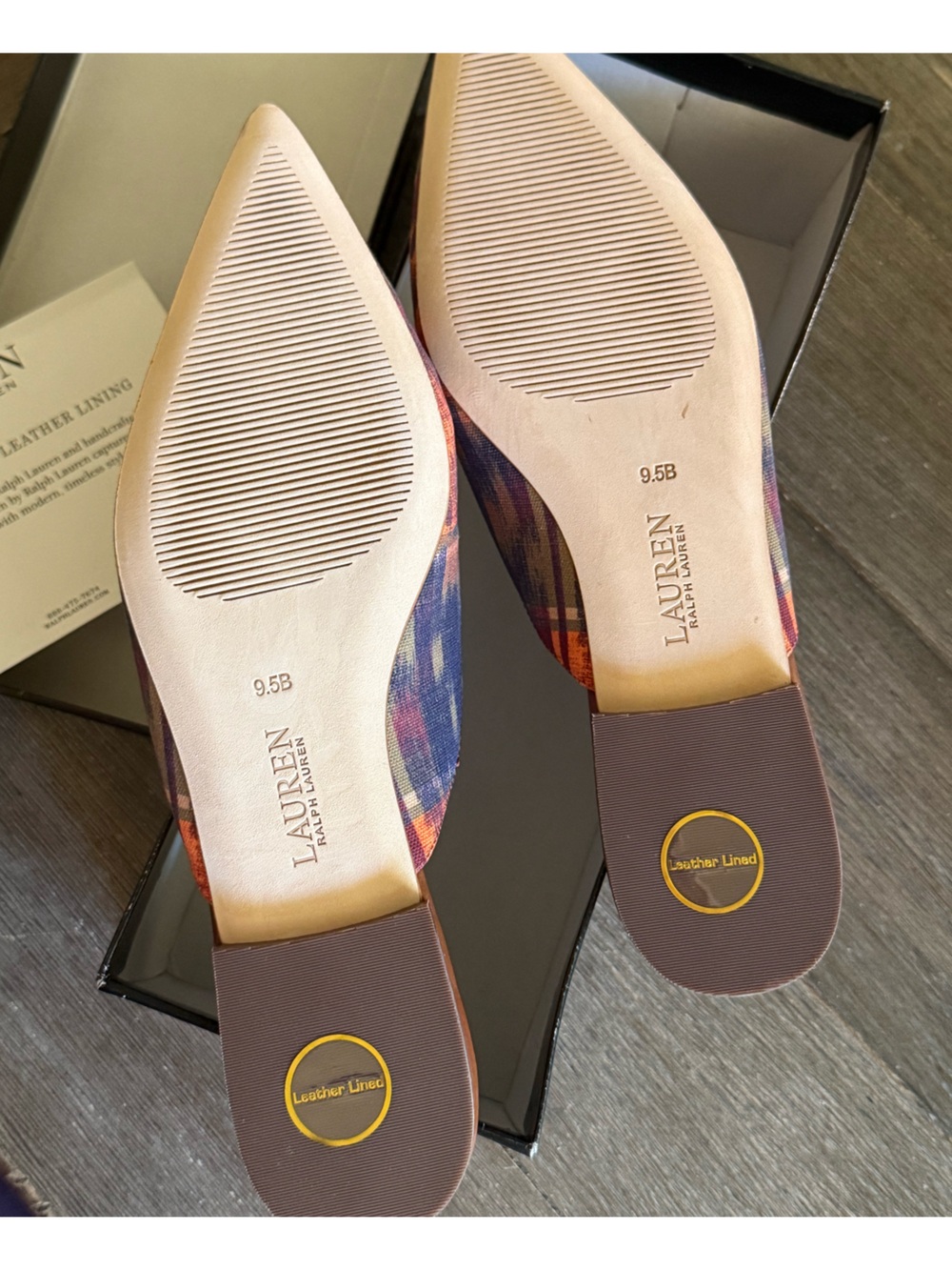 Ralph Lauren Londyn Mule Slide on Dress Shoe / Size 9.5 / New in box - Picture 3 of 5